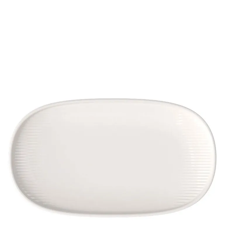 Afina tallerken 23x13 cm hvit