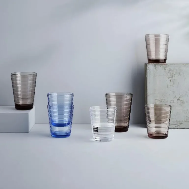 Aino Aalto glass 33 cl 2 stk lin