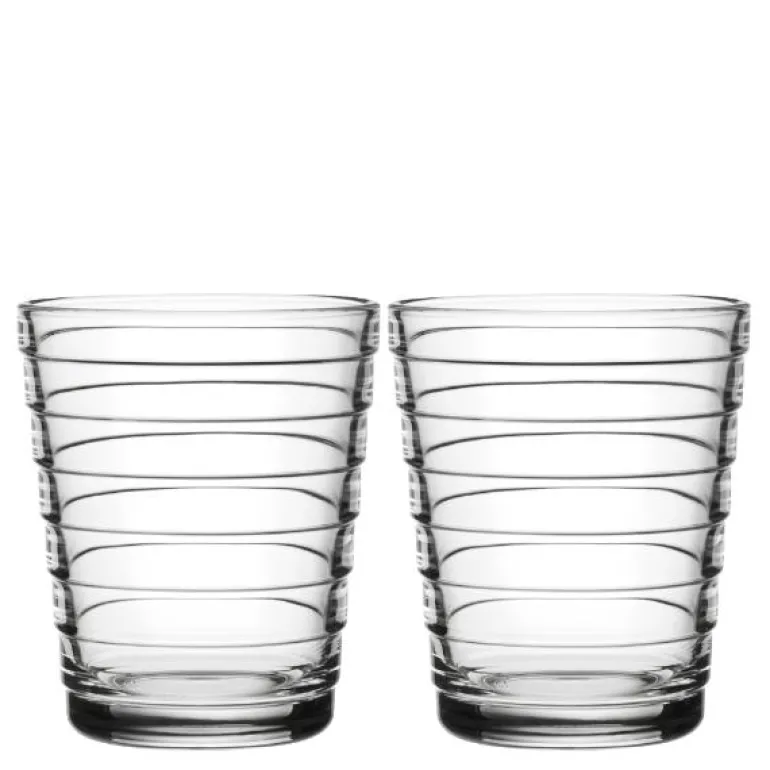 Aino Aalto glass 22 cl 2 stk klar