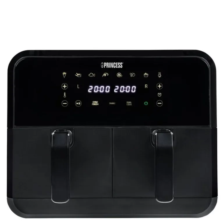 Airfryer m/dobbel kurv 2x4L 2400W