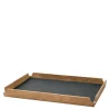 Airy teak brett 28,6x36,6 cm nupo antrasitt