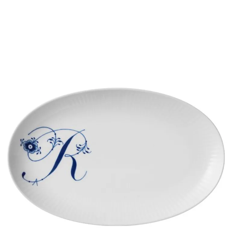 Alfabet tallerken oval R 23 cm
