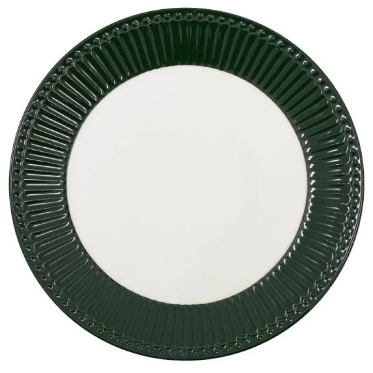 Alice frokosttallerken 23 cm furugrønn