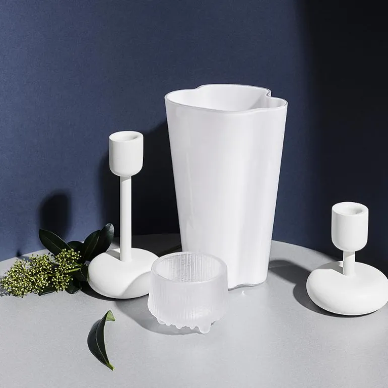 Alvar Aalto vase 22 cm hvit