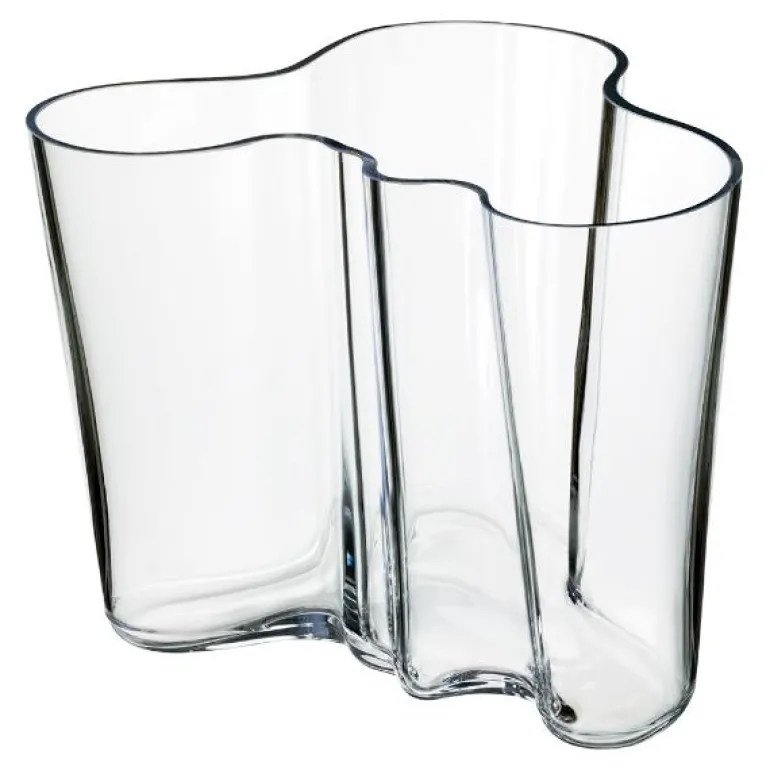 Alvar Aalto vase 16 cm klar