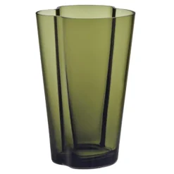Alvar Aalto vase 22 cm mosegrønn