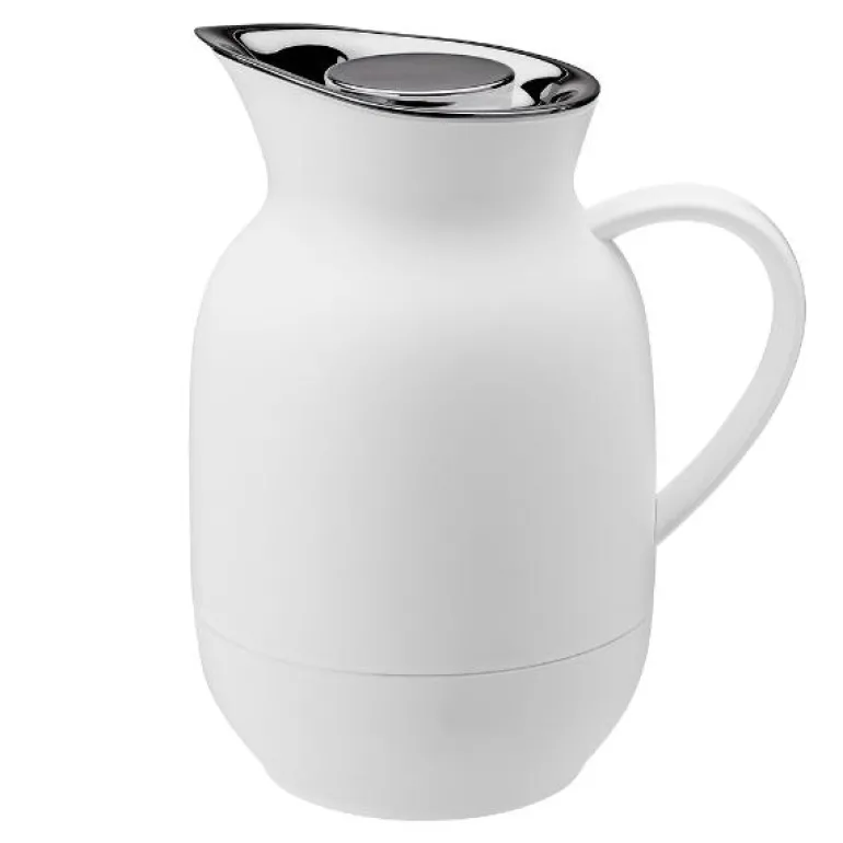 Amphora termokanne høy 1L hvit