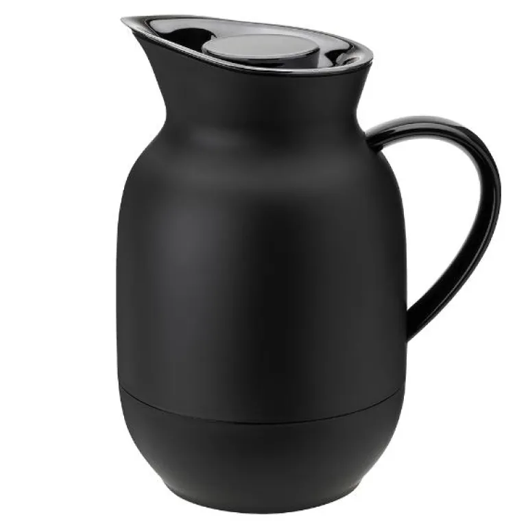Amphora termokanne høy 1L svart