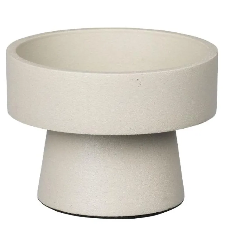 Anker lysestake 8x6 cm sand