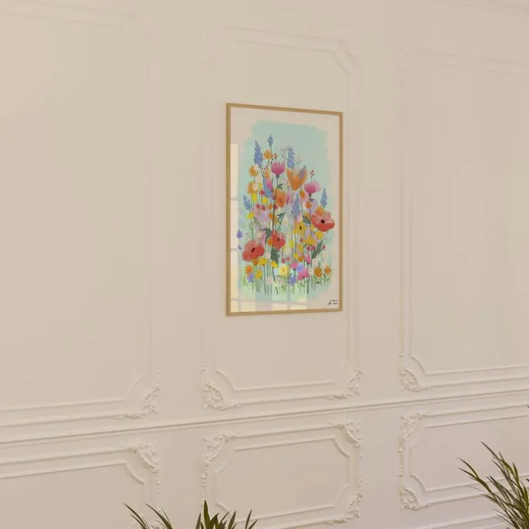 Anna Thomsen poster 30x40 cm field of flowers no3