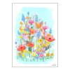 Anna Thomsen poster 50x70 cm field of flowers no3