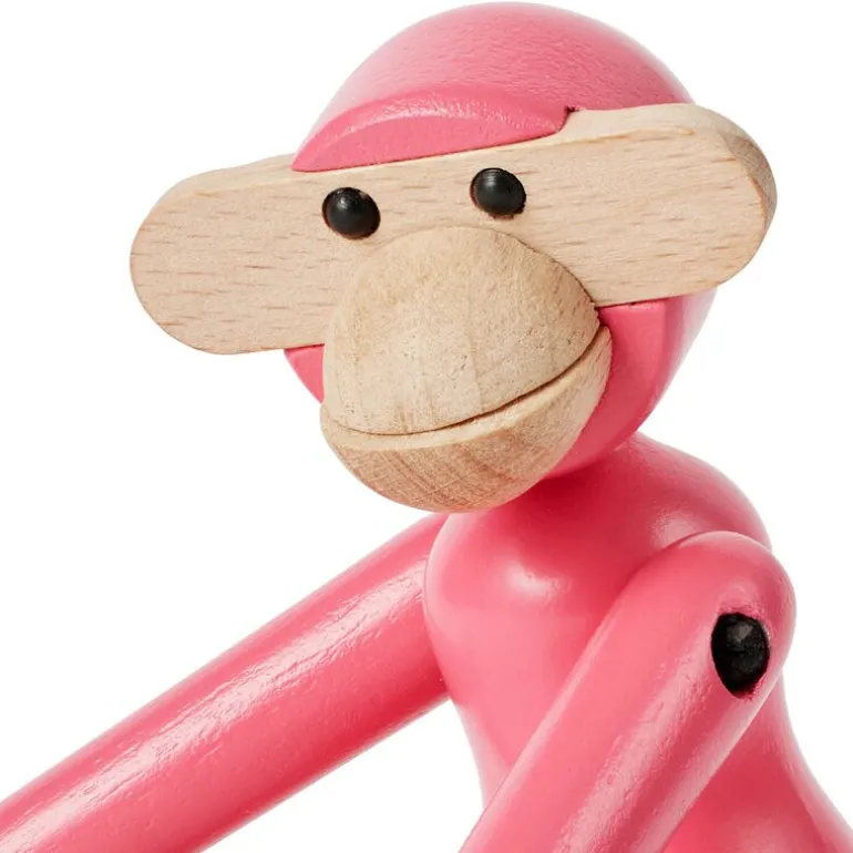 Apekatt mini 9,5 cm rosa