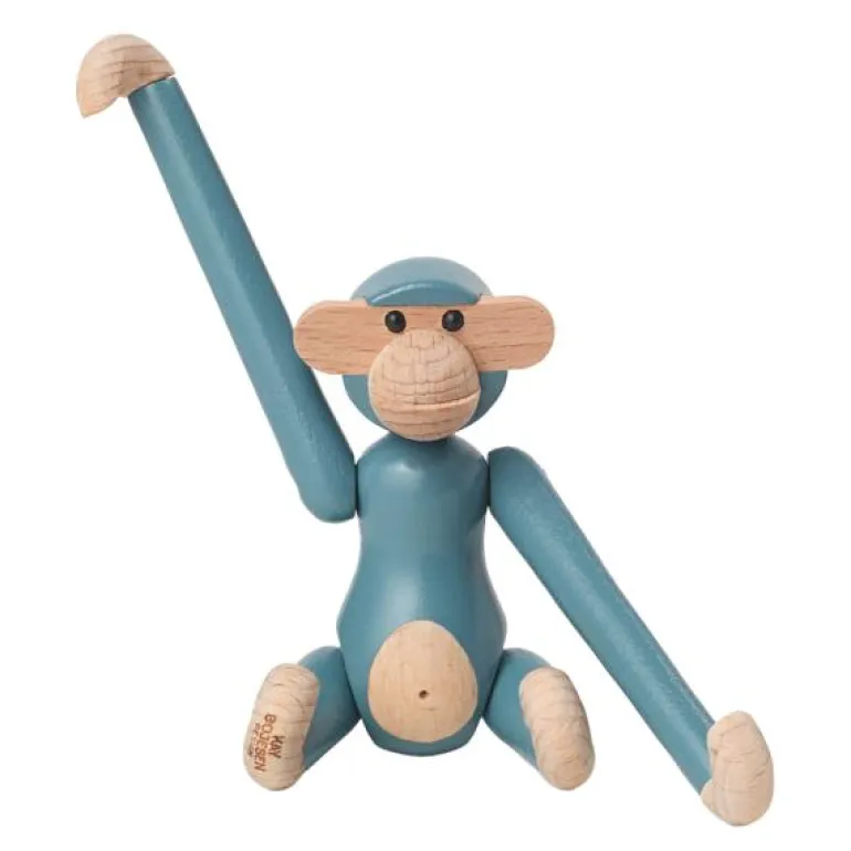 Apekatt mini vintage blå