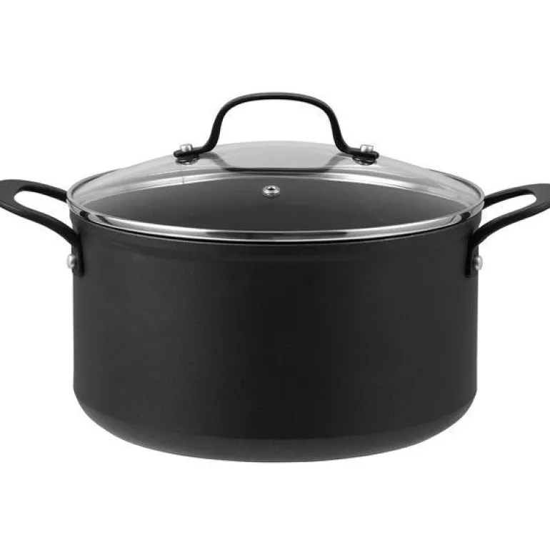 Arc gryte m/lokk 5,5L svart