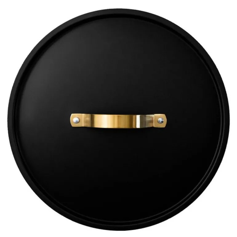 Arvet universallokk 28 cm svart