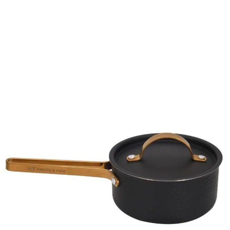 Arvet Viggo kasserolle 1L hamret svart
