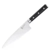 Asama kokkekniv 20 cm svart/sølv
