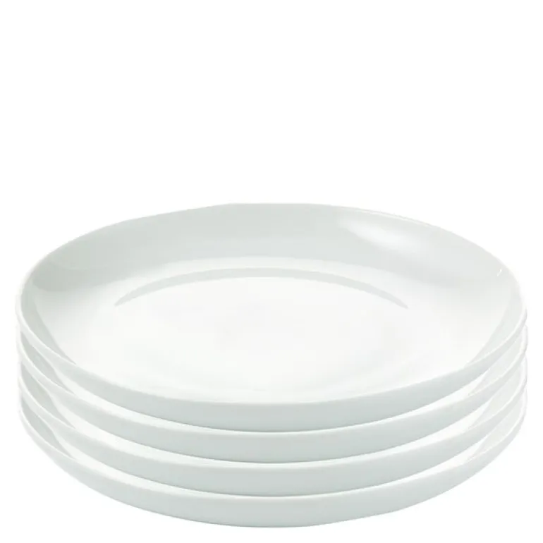 Atelier tallerken 18 cm 4 stk super white