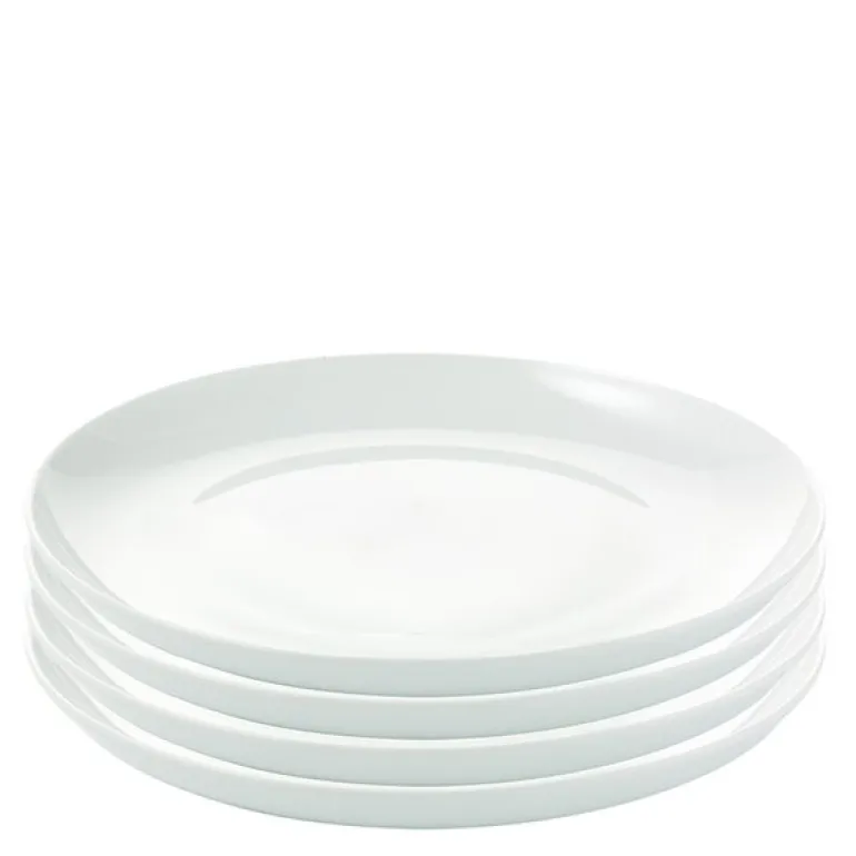 Atelier tallerken 22 cm 4 stk super white