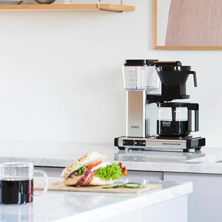 Automatic kaffetrakter 1,25L polished silver