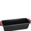 Bake It brødform 30,5 x 13 cm svart/rød
