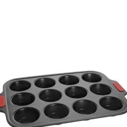Bake It muffinsform 40,5 x 20 cm svart/rød