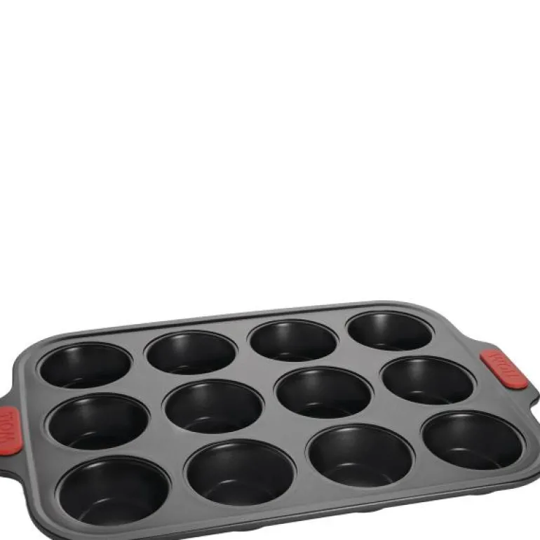 Bake It muffinsform 40,5 x 20 cm svart/rød