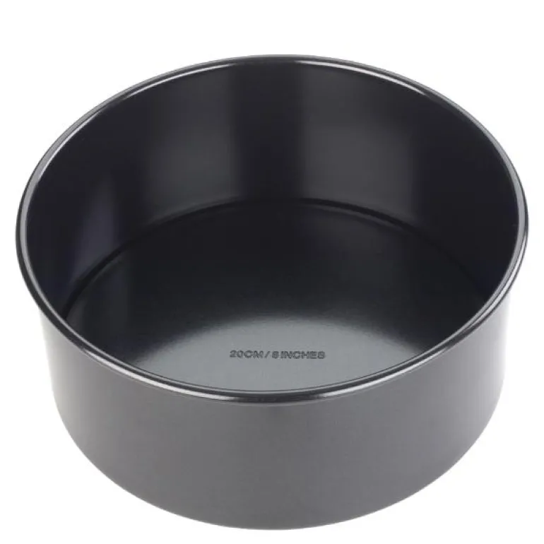 Bakeform løs bunn 20 cm svart