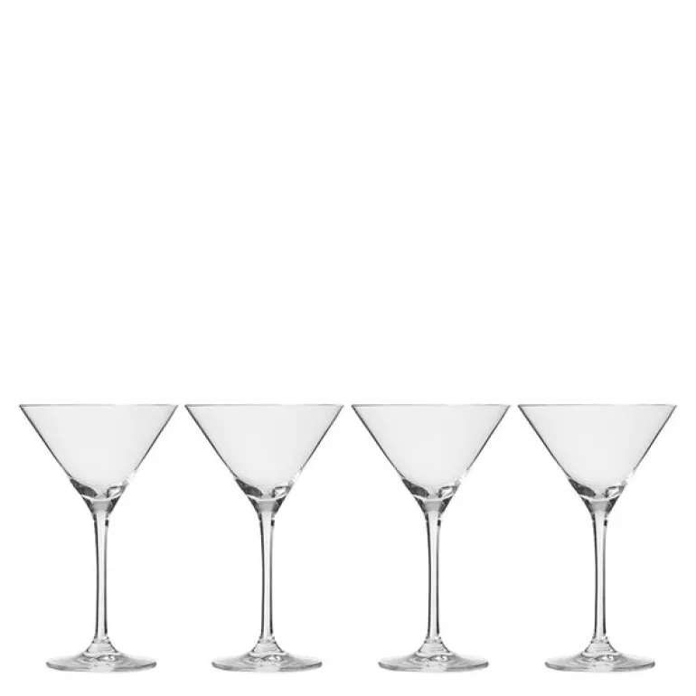 Bar martiniglass 22 cl 4 stk klar