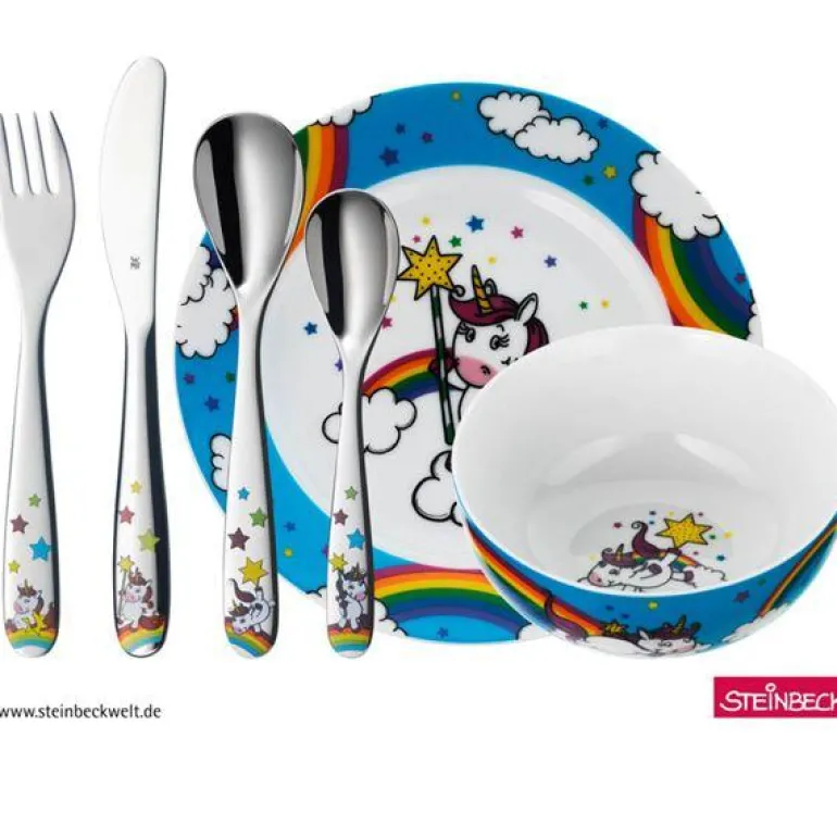 Barnesett 6 deler Unicorn