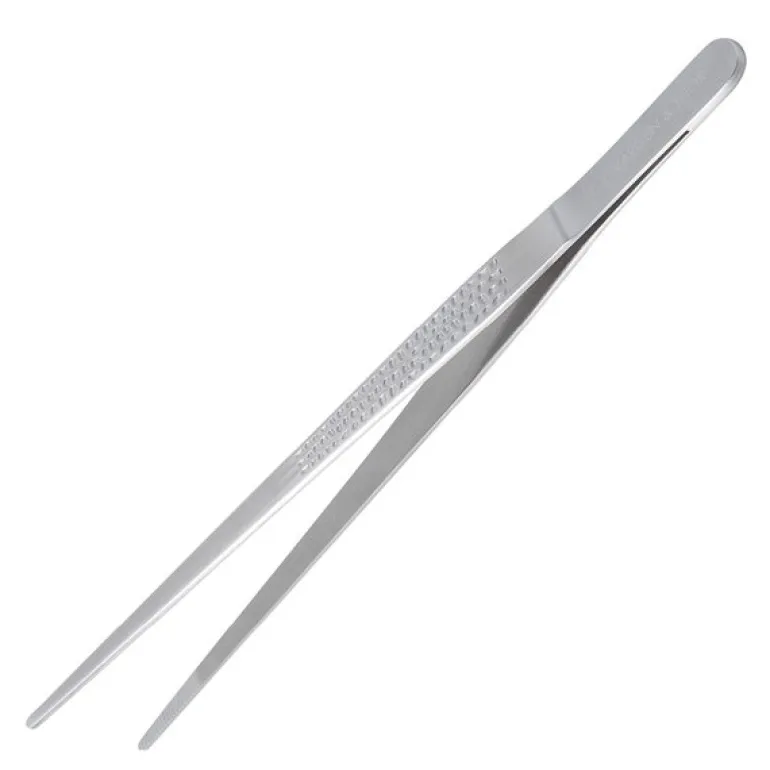 Bas stekepinsett 30 cm rustfritt stål