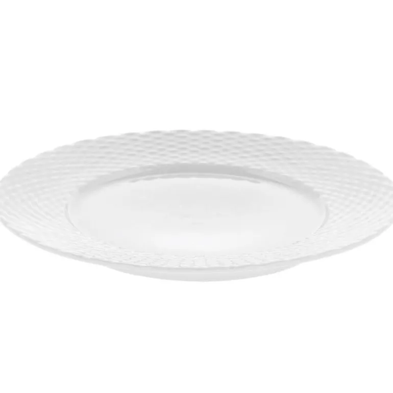 Basket tallerken 22 cm hvit