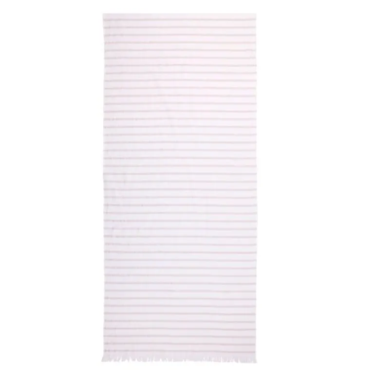 Bath Collection hamam håndkle 80x180 cm sand beige stripes