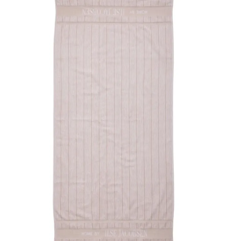Bath Collection håndkle 70x140 cm sand beige stripes