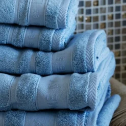Bath Collection håndkle 50x100 cm 2 stk powder blue