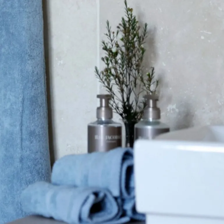 Bath Collection vaskeklut 30x30 cm 4 stk powder blue