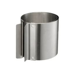 BAYk kakering 10-18 cm stål/krom