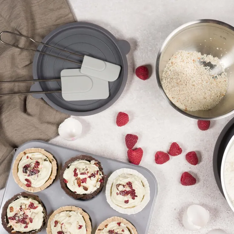 bAYk muffinsform 1L sølv