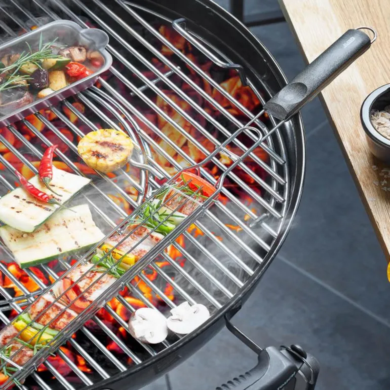 BBQ grillkurv 3,8x49 cm stål