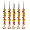 BBQ grillspyd 45,2 cm 5 stk stål