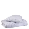 Bedding Collection dynetrekk 140x200+63x60 cm powder blue stripes