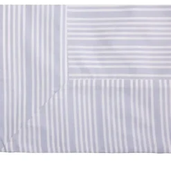 Bedding Collection dynetrekk 140x200+63x60 cm powder blue stripes