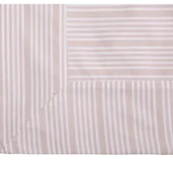 Bedding Collection dynetrekk 140x200+63x60 cm sand beige stripes