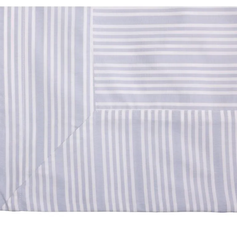 Bedding Collection dynetrekk 140x220+63x60 cm powder blue stripes