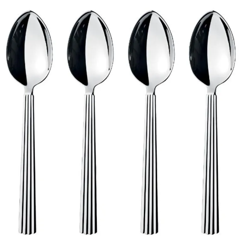 Bernadotte dessertskje 4 stk blank