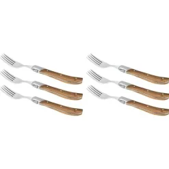 Biffgafler 6 deler oliventre