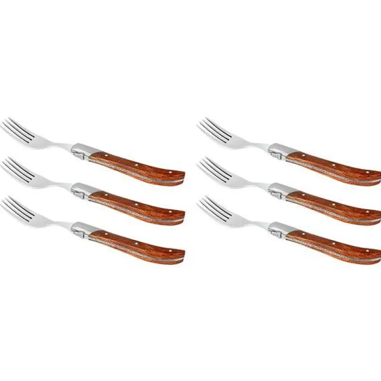 Biffgafler 6 deler rosentre