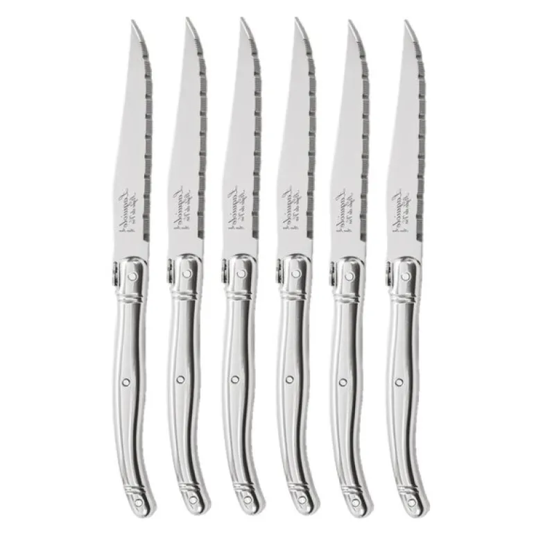 Biffkniver 23 cm 6 stk stainless