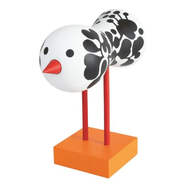 Birds 1967 no 3 16 cm hvit/svart