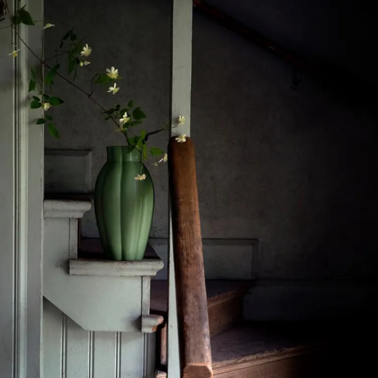 Birgit vase 35 cm olive